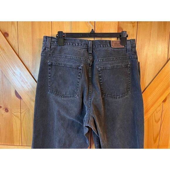L.L. Bean Women's Relaxed Fit Jeans Black Double L Vintage Size 16P (2078) - Picture 6 of 7